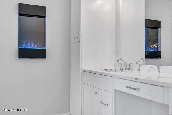 Bathroom, Fireplace, Interior