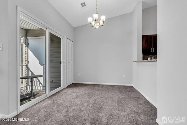 Chandelier, Empty room, Interior