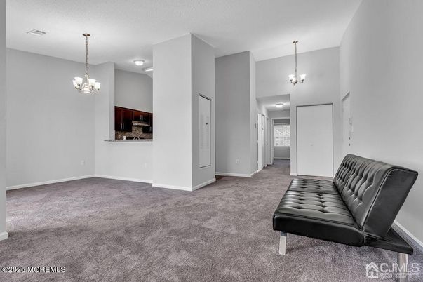 Chandelier, Empty room, Interior, Pendant Lights