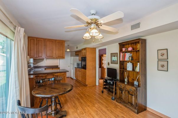Interior, Kitchen, Wood Texture Flooring