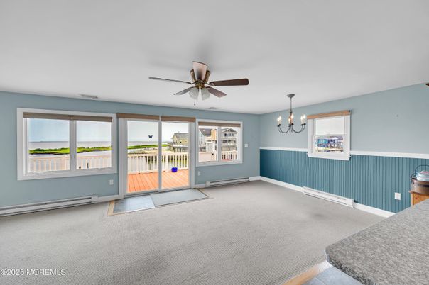 Chandelier, Empty room, Interior
