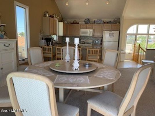 Dining room, Interior, Kitchen, Recessed Lighting