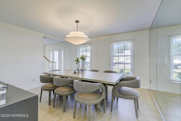 Dining room, Interior, Pendant Lights