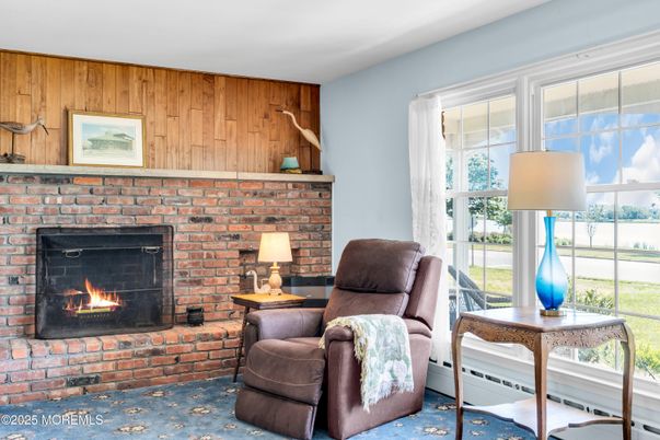 Fireplace, Interior, Stone Walls, Wooden Walls
