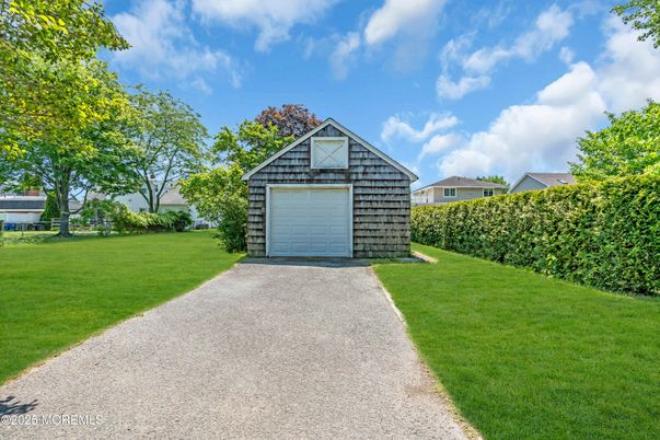 Backyard, Detached Garage, Exterior