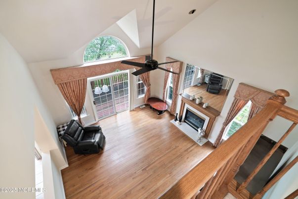 Fireplace, Interior, Wood Texture Flooring