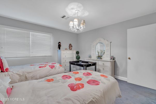 Bedroom, Chandelier, Interior