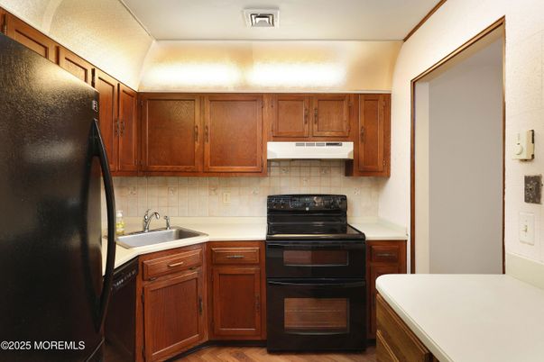Interior, Kitchen, Wood Texture Flooring