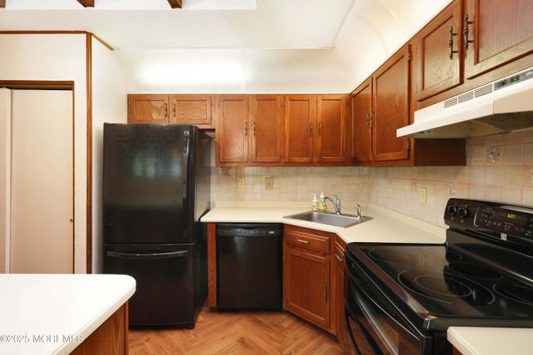 Interior, Kitchen, Wood Texture Flooring