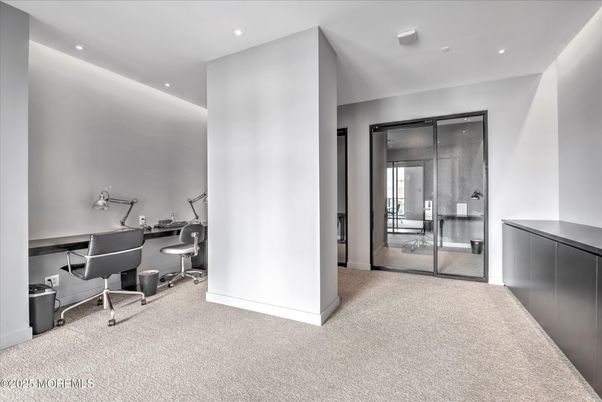Home Office, Interior, Recessed Lighting