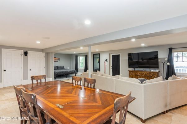 Dining room, Interior, Living room, Recessed Lighting