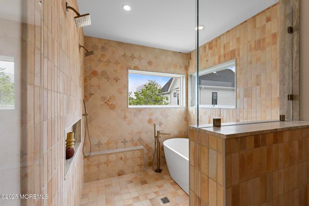 Bathroom, Free Standing Baths, Interior, Recessed Lighting