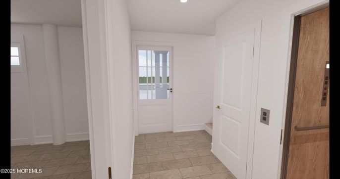 Elevator, Interior, Recessed Lighting