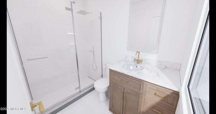 Bathroom, Glass Shower, Interior