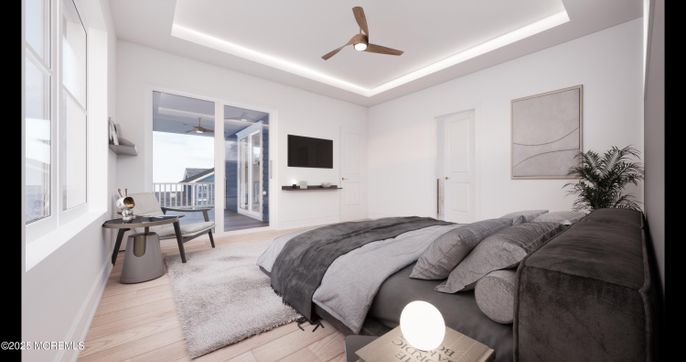 Bedroom, Interior, Wood Texture Flooring