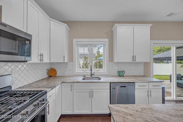 Interior, Kitchen, Wood Texture Flooring