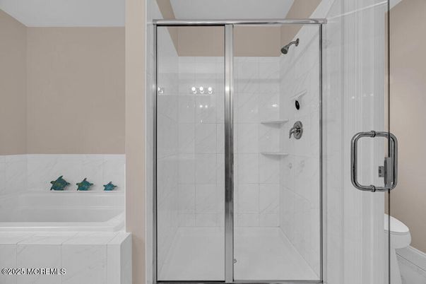 Bathroom, Glass Shower, Interior, Marble Walls