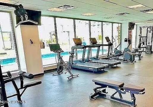 Fitness Equipment, Gym, Interior