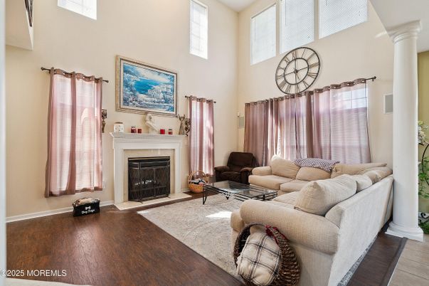 Fireplace, Interior, Living room, Wood Texture Flooring