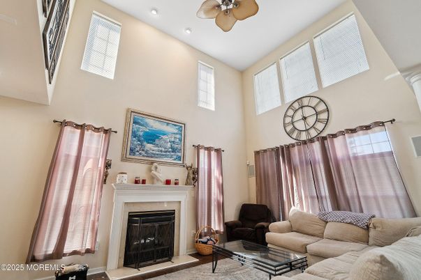 Fireplace, Interior, Living room, Recessed Lighting