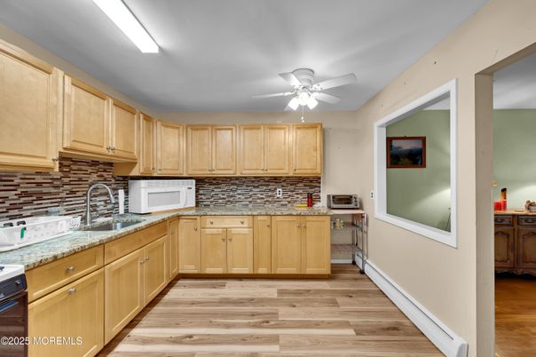Interior, Kitchen, Wood Texture Flooring