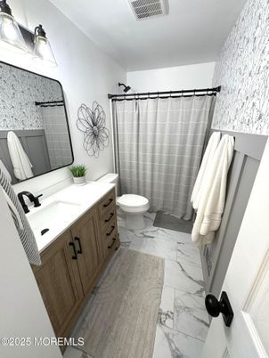 Bathroom, Dual Sink Vanities, Interior, Marble