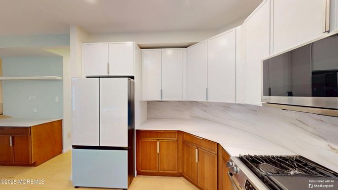Interior, Kitchen, Marble Walls