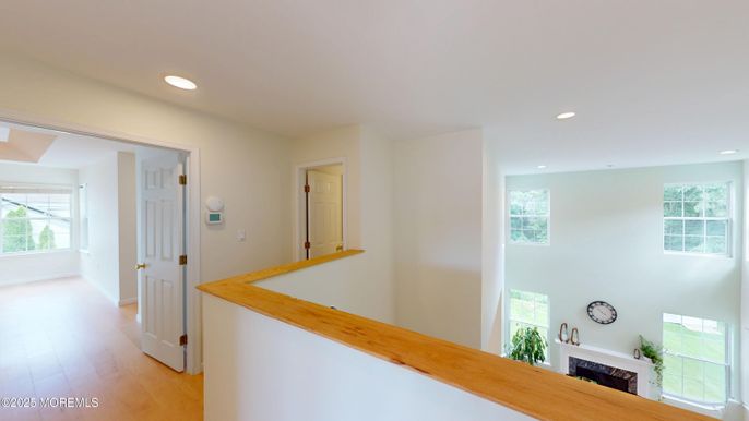 Fireplace, Interior, Recessed Lighting, Wood Texture Flooring