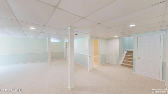 Empty room, Interior, Recessed Lighting