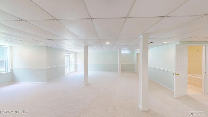 Empty room, Interior, Recessed Lighting