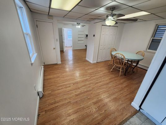 Dining room, Interior, Wood Texture Flooring
