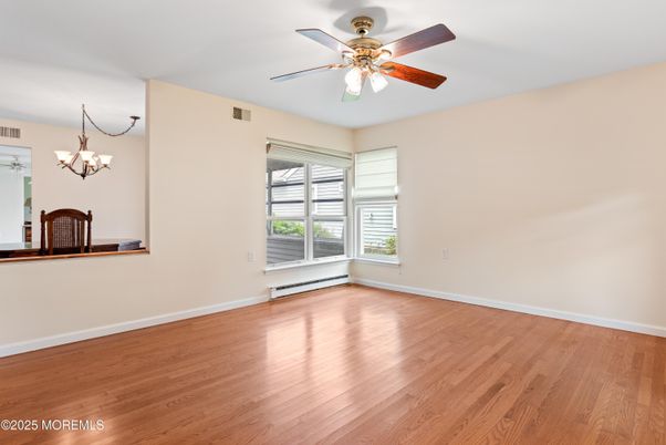 Chandelier, Empty room, Interior, Wood Texture Flooring