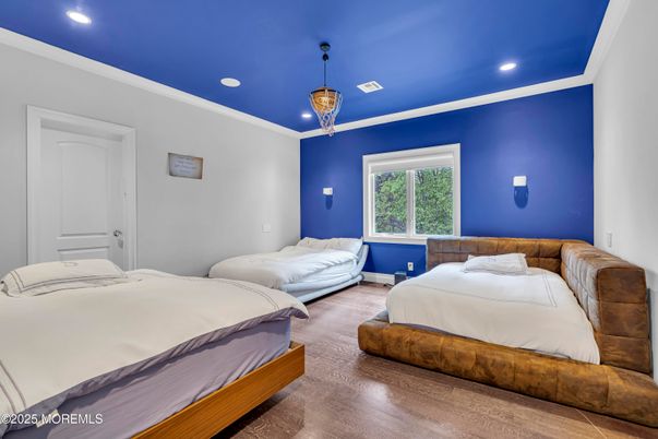 Bedroom, Interior, Pendant Lights, Recessed Lighting