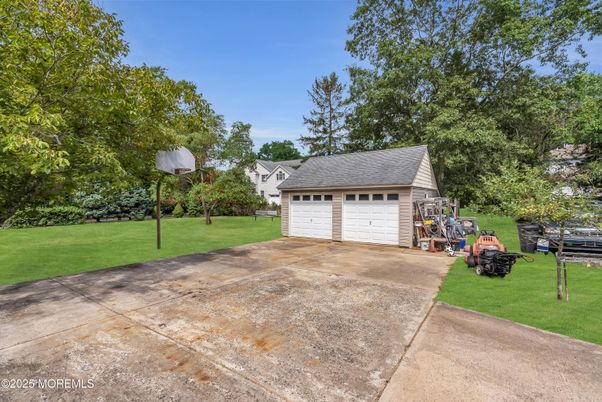 Backyard, Detached Garage, Exterior