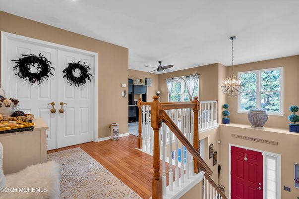 Chandelier, Interior, Recessed Lighting, Wood Texture Flooring