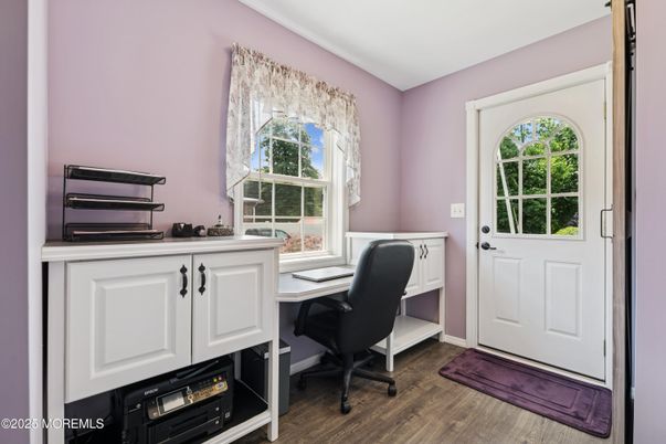 Home Office, Interior, Wood Texture Flooring