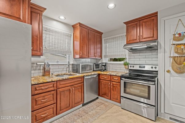 Interior, Kitchen, Recessed Lighting, Stainless Steel Appliances