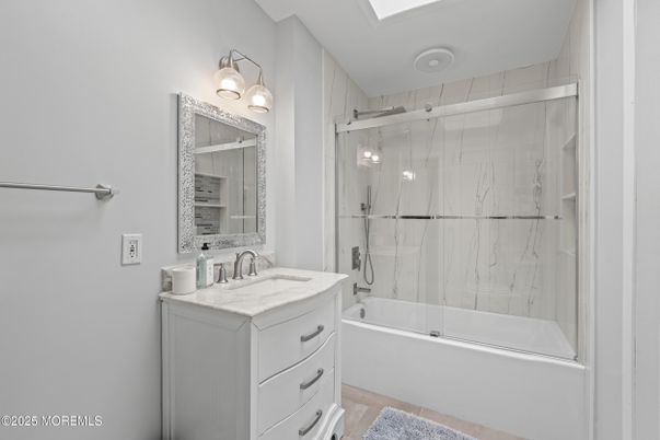 Bathroom, Glass Shower, Interior, Marble Walls