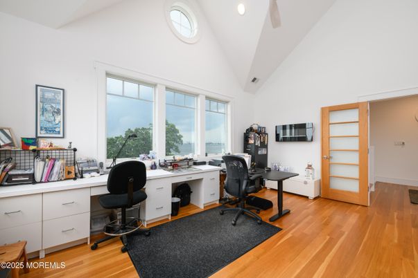 Home Office, Interior, Wood Texture Flooring