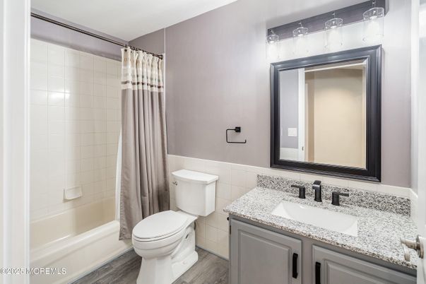 Bathroom, Interior, Wood Texture Flooring