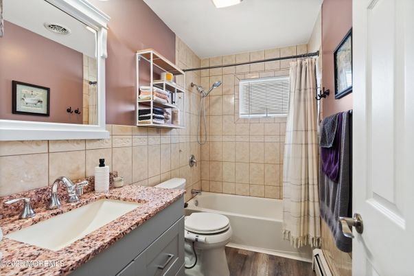 Bathroom, Interior, Wood Texture Flooring