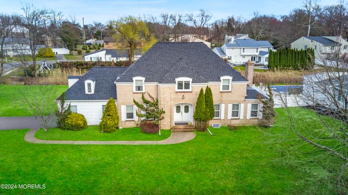 Attached, Exterior, Facade, Brick Facade, French Provincial