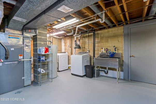 Interior, Stone Walls, Washer