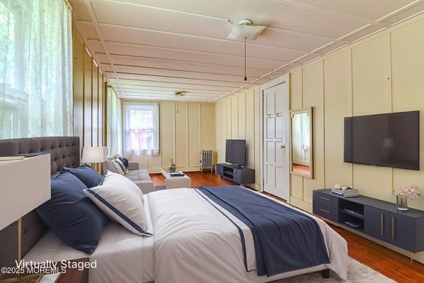 Bedroom, Interior, Wood Texture Flooring