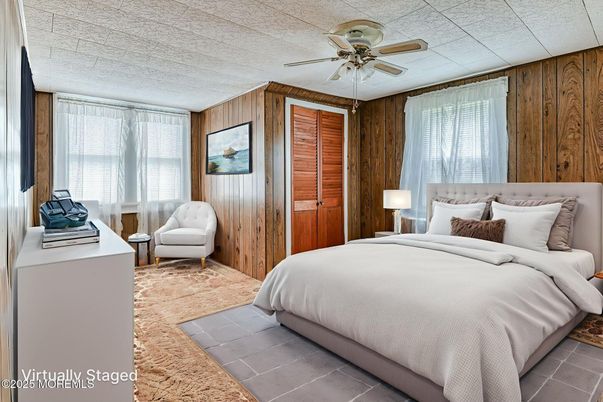 Bedroom, Interior, Wooden Walls
