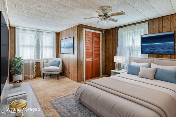 Bedroom, Interior, Wooden Walls