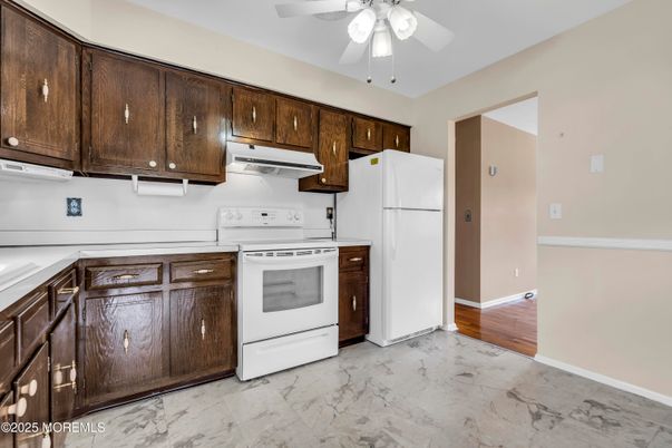 Interior, Kitchen, Marble, Wood Texture Flooring