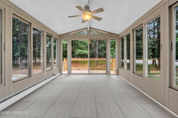 Interior, Sun Room, Wood Texture Flooring