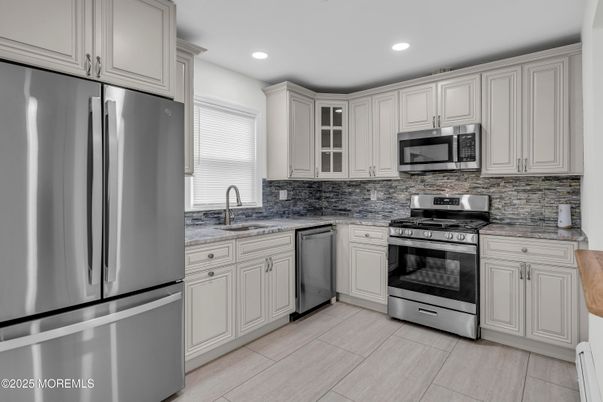 Interior, Kitchen, Recessed Lighting, Stainless Steel Appliances