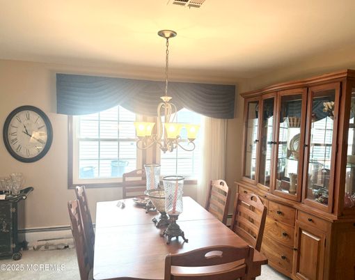 Chandelier, Dining room, Interior